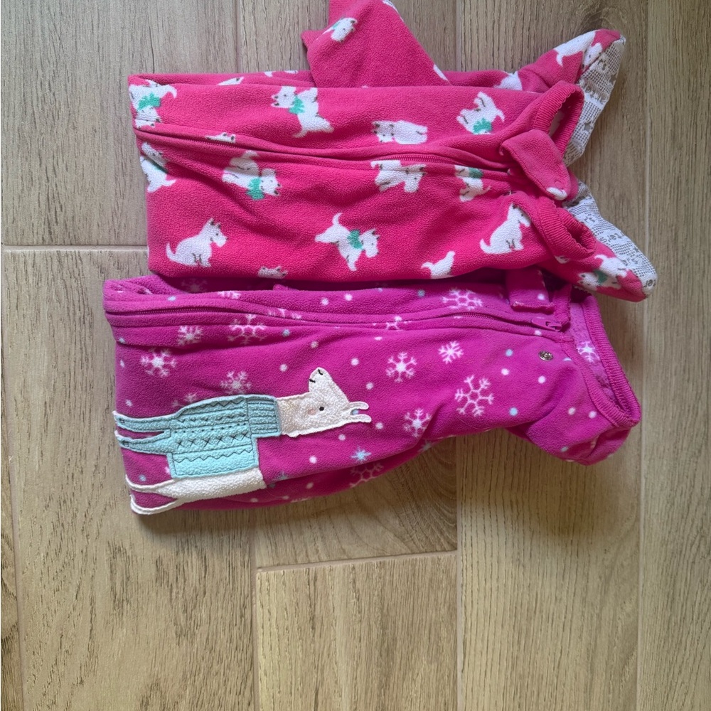 Carter's Pink Fleece Pajama Set
